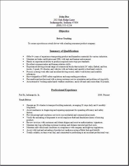 home resume templates a i driver trucking driver trucking resume