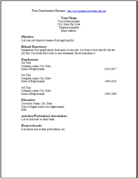 free resume templates download. Three free blank resume