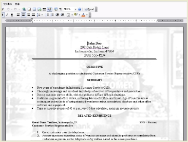 Free Printable Resume Cover Letters