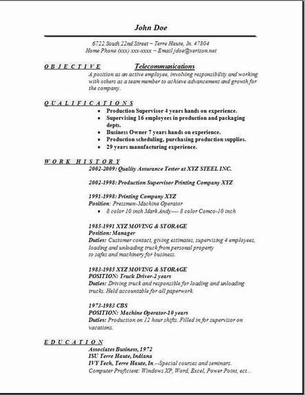 Customer service resume for phone company