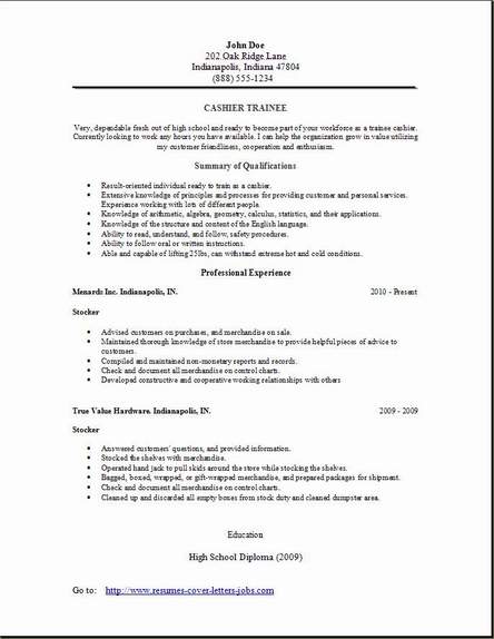 Cover letter for traineeship examples