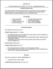 Free Certified Nursing Assistant Resume Template2