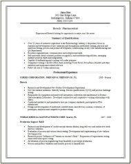 Biotech Pharmaceutical Resume3