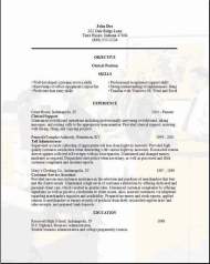 Clerical Resume3