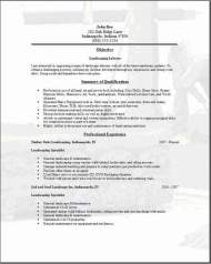 Landscaping Resume3