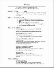 Legal Resume