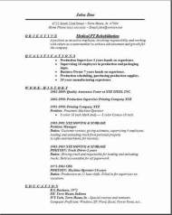 Medical PT Rehabilitation Resume