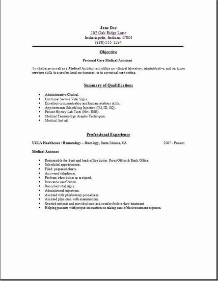 Personal Care Resume2