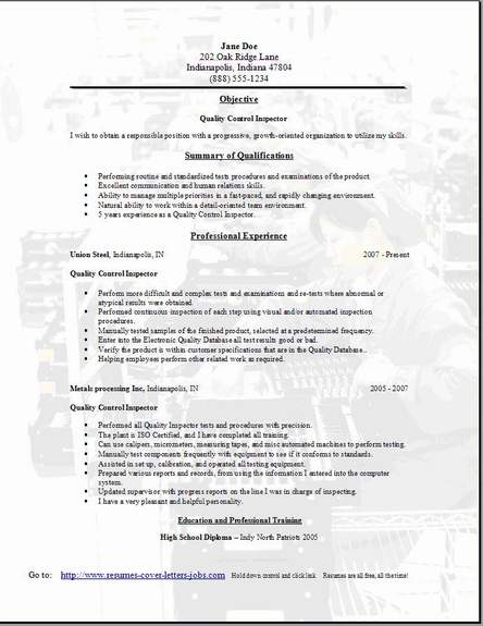 Quality Control Resume3