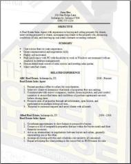 real estate resume examples samples free edit with word