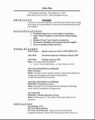 Scheduler Resume