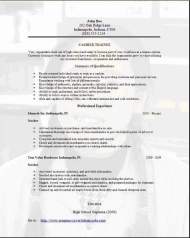 Trainee Resume3