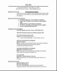 Transportation Logistics Resume