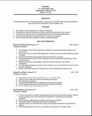 Veterinary Technician Resume2