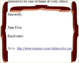 Cover Letter Closing