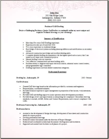 Drafting Resume3