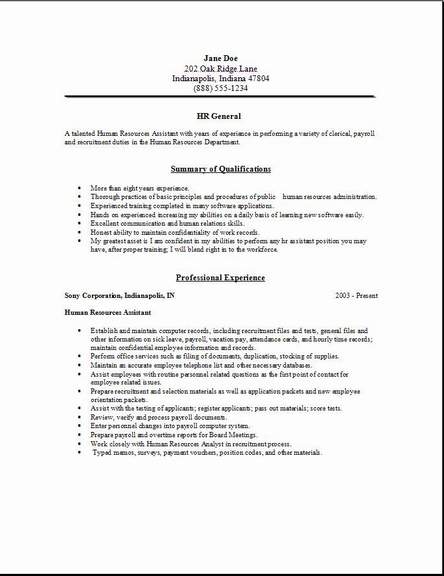 HR General Resume2