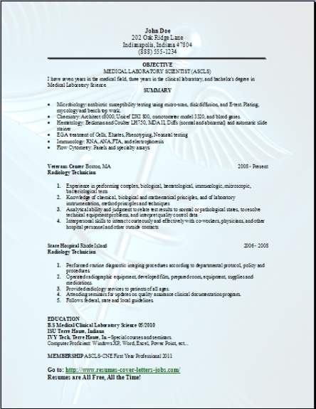 Medical Technical Resume3