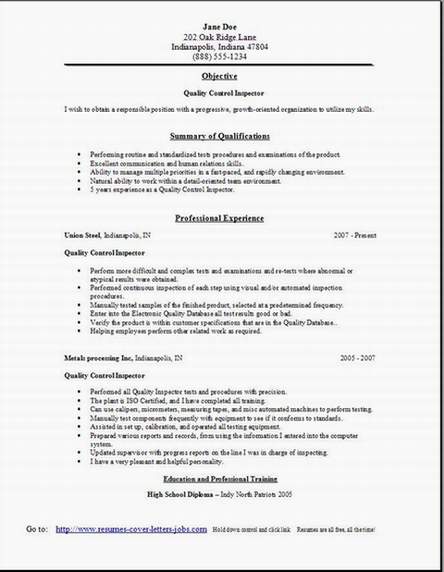 Quality Control Resume2