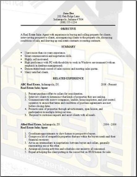 Real Estate Resume3