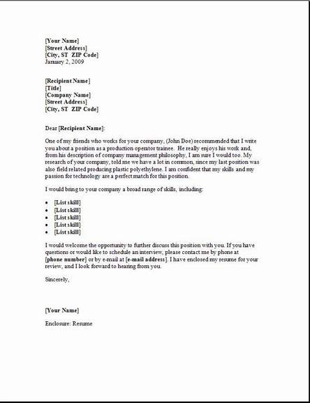 easy cover letter examples