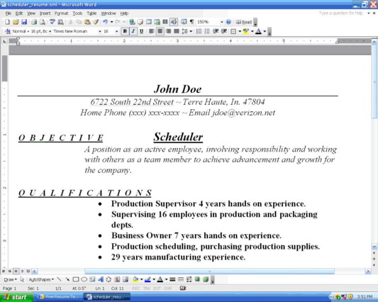 scheduler example 1