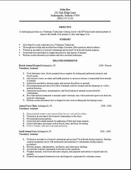 Cover Letter Template Veterinary Assistant | Cover Letter