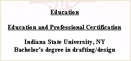 Job Resume Education Details